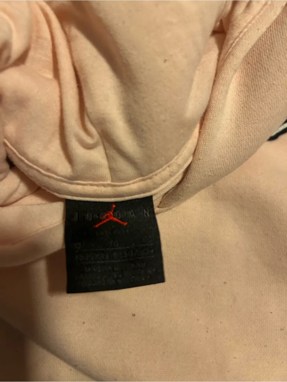 Jordan Men's Crewneck Hoodie in Pale Peach